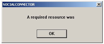 A required resource was