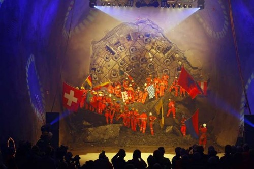 Gotthard tunnel completion